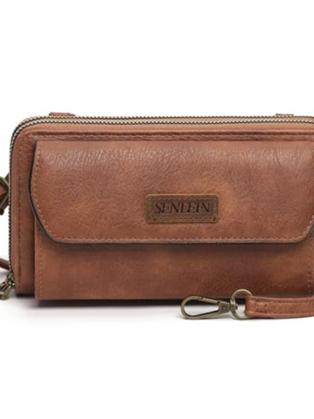 SENDEFN Vegan Leather Small Crossbody Phone Purse with Card Slots